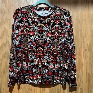 Loft long sleeved detailed dress shirt size medium